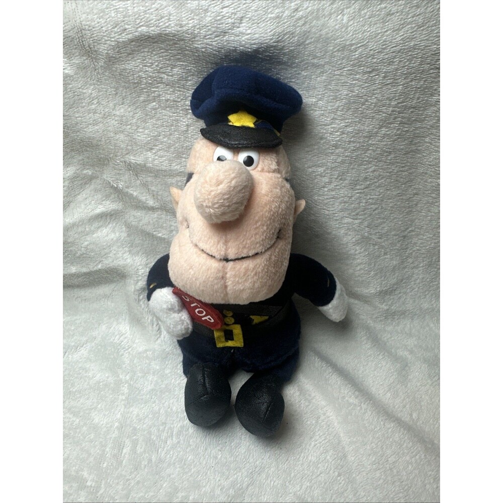 Vtg CVS 1999 Frosty The Snowman Traffic Cop Police Officer Plush Stuffins 7"
